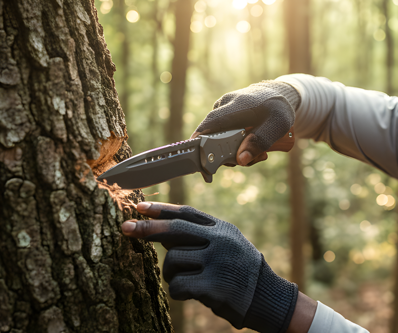 Colombian ZHC1 Full-Tang Stainless Steel Blade Extreme Defense Tool Black